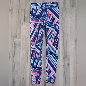 Athleta Girl Multicolor Active Leggings, Medium 8-10Y (V4)